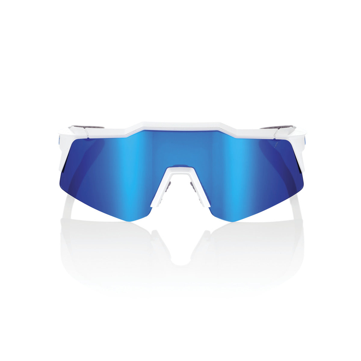 SPEEDCRAFT XS - Matte White - Blue Multilayer Mirror Lens